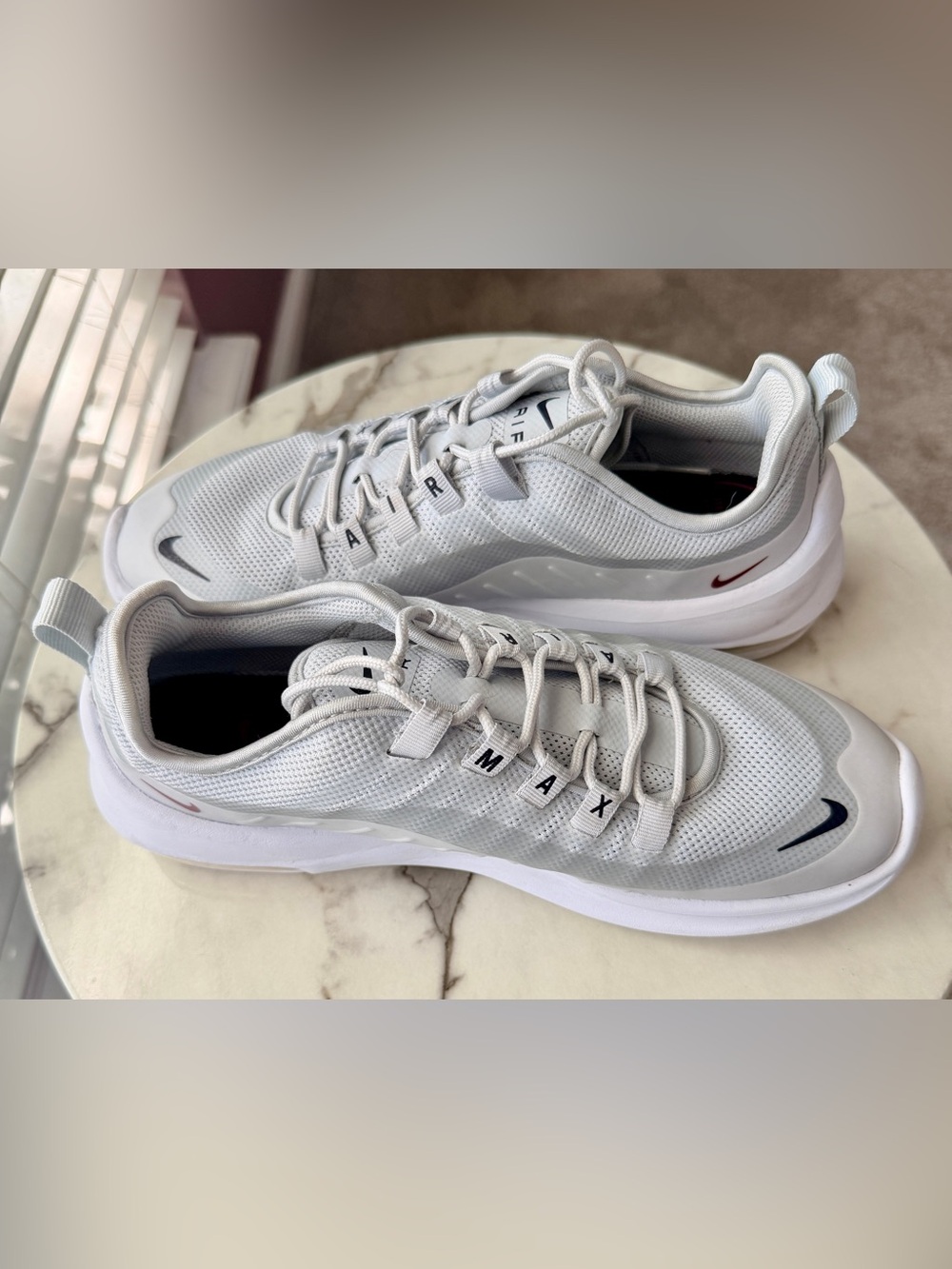 Nike Air Max Axis – Pure Platinum/Red – Women’s Size 9 - Picture 5 of 5